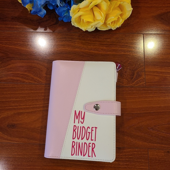 Pink/White Budget Binder Gift Set - Picture 2 of 9